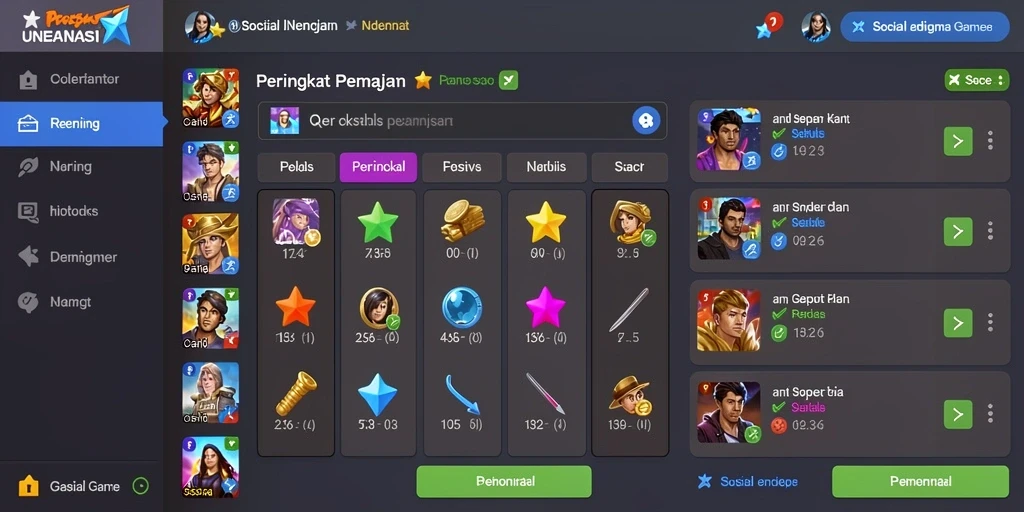 Fitur interaksi antar pemain membuat permainan lebih hidup.