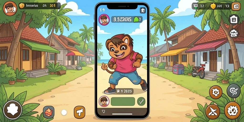 Menampilkan sistem reward yang menguntungkan pemain.