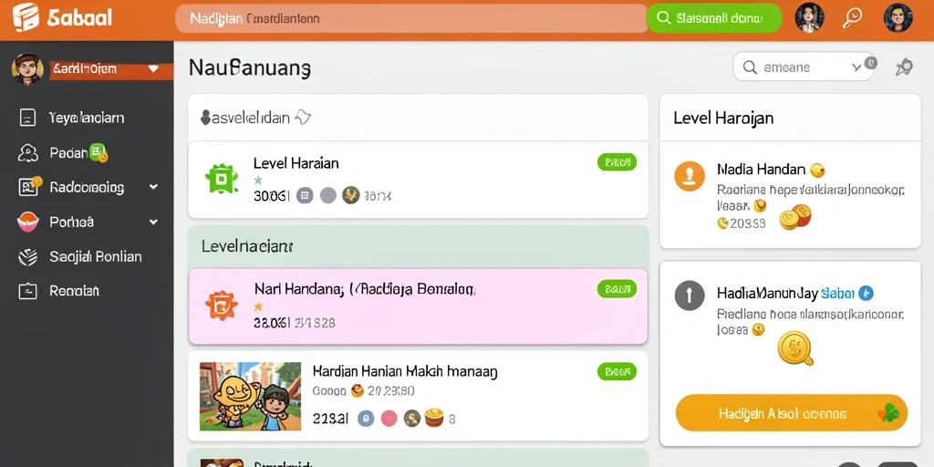 Fitur sosial untuk bermain bersama teman.