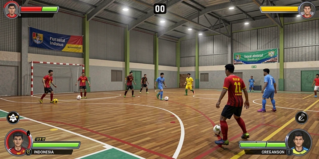 Kompetisi seru dengan pemain lain secara online.