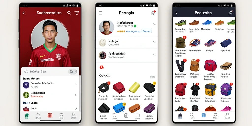 Fitur sosial yang memungkinkan interaksi dengan teman.