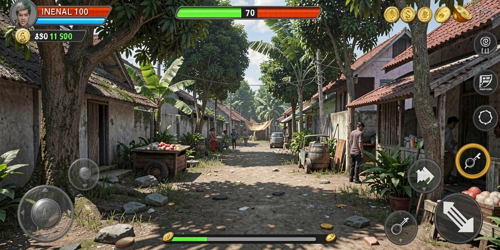 Tantangan seru di setiap level yang membuat adrenalin meningkat.